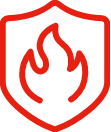 Fire Security Icon